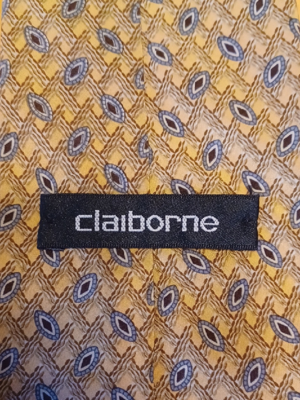 Lot Of 6 Neck Ties 1 Is 100% Polyester 5 Are 100% Silk Mosaic Brand Needs Sewing - Picture 8 of 12